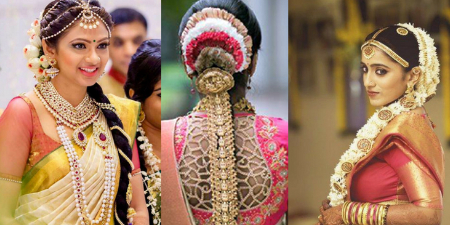 Traditional hair style girl for wedding discount