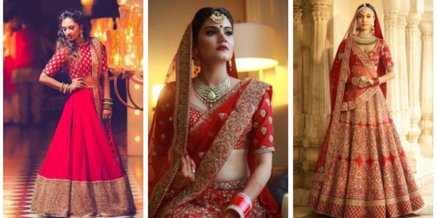 Brides Wearing Red Lehangas And They Follow The Hacks To Look Slimmer For Their D-day.